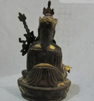 Статуэтка падмамбава статуэтка Будды бронза 100% дюйма 24 К бесплатная доставка |