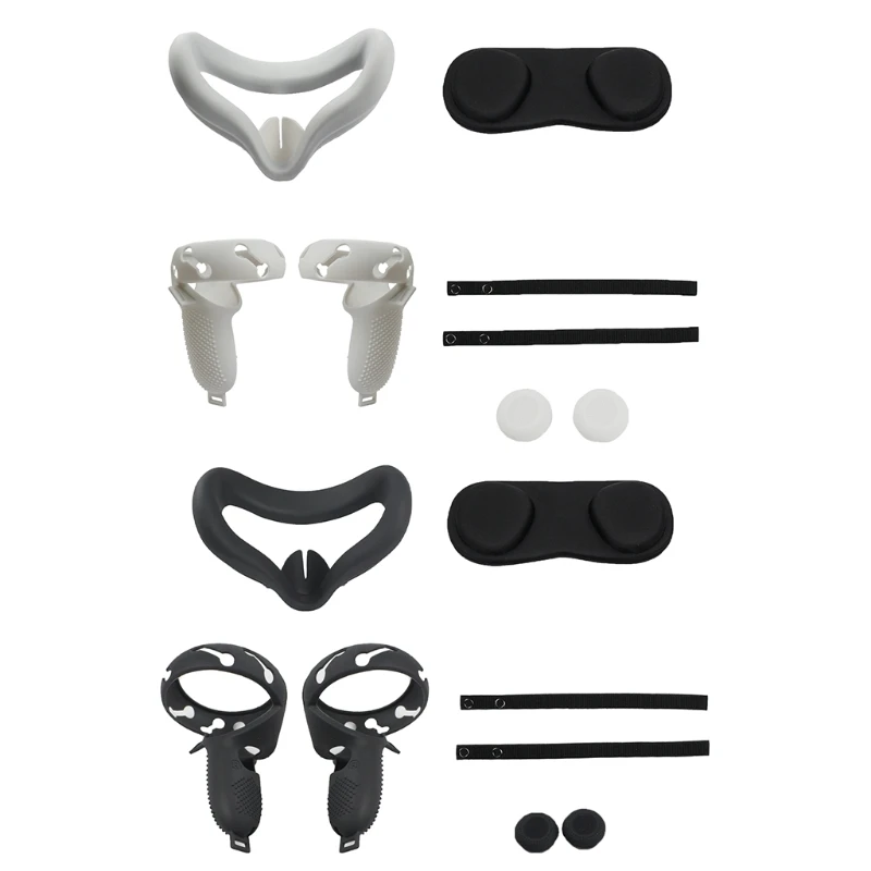 

VR Accessorie Set Protective Cover for oculus Quest 2 VR Touch Controller With Knuckle Strap Handle Grip for oculus Quest2 J60A