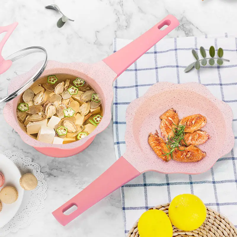 

Milk Pot Baby Baby Rice Stone Supplement Food Pot Small Milk Pot Non-stick Pot Soup Pot Fried Egg Pot Children Wok Nonstick Pan