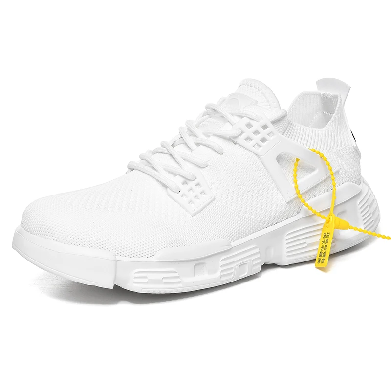 Мужские теннисные спортивные туфли светильник дышащие кроссовки желтые носки