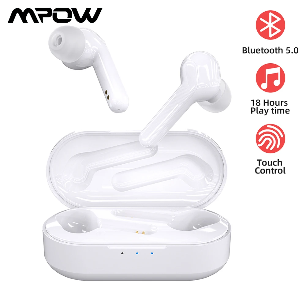 Беспроводные наушники Mpow M21 Bluetooth 5 0 TWS наушники-вкладыши с сенсорным управлением