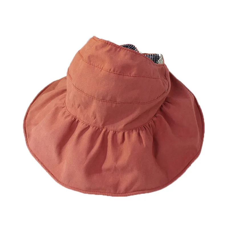 

New Children Girl Sun Hat Wide Brim Cap Empty Roof Fashion Breathable for Summer Beach XD88