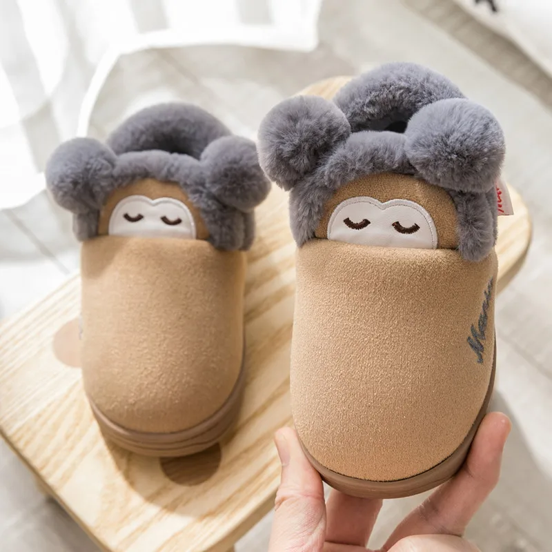 Тапочки детские х/б Нескользящие на осень/зиму|Тапочки| |