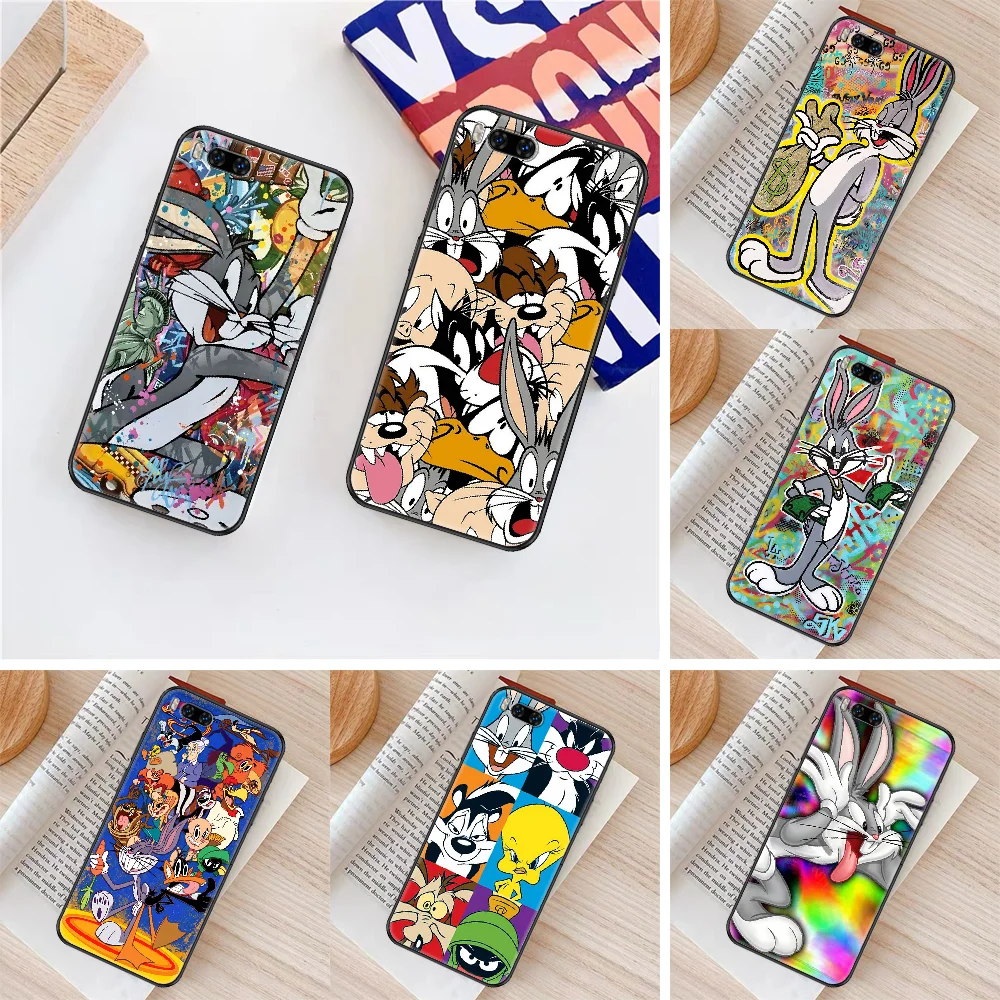 

Bugs Bunny Cartoons Phone case For Xiaomi Mi Max Note 3 A2 A3 8 9 9T 10 Lite Pro Ultra black silicone Etui fashion back 3D shell