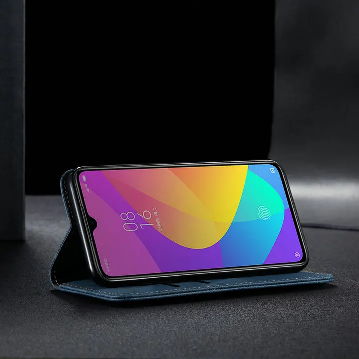 Для Xiaomi mi 9 Lite чехол mi 9 T 9 T Pro откидная крышка Роскошный Твердый тканевый кожаный кошелек Funda Xiaomi mi 9 Lite чехол mi A3 9 Lite CC9