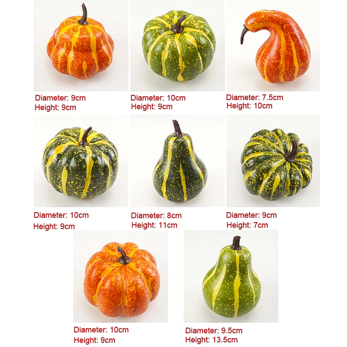 166 шт./компл. Хэллоуин тыквы украшения искусственный урожай реквизит осенний