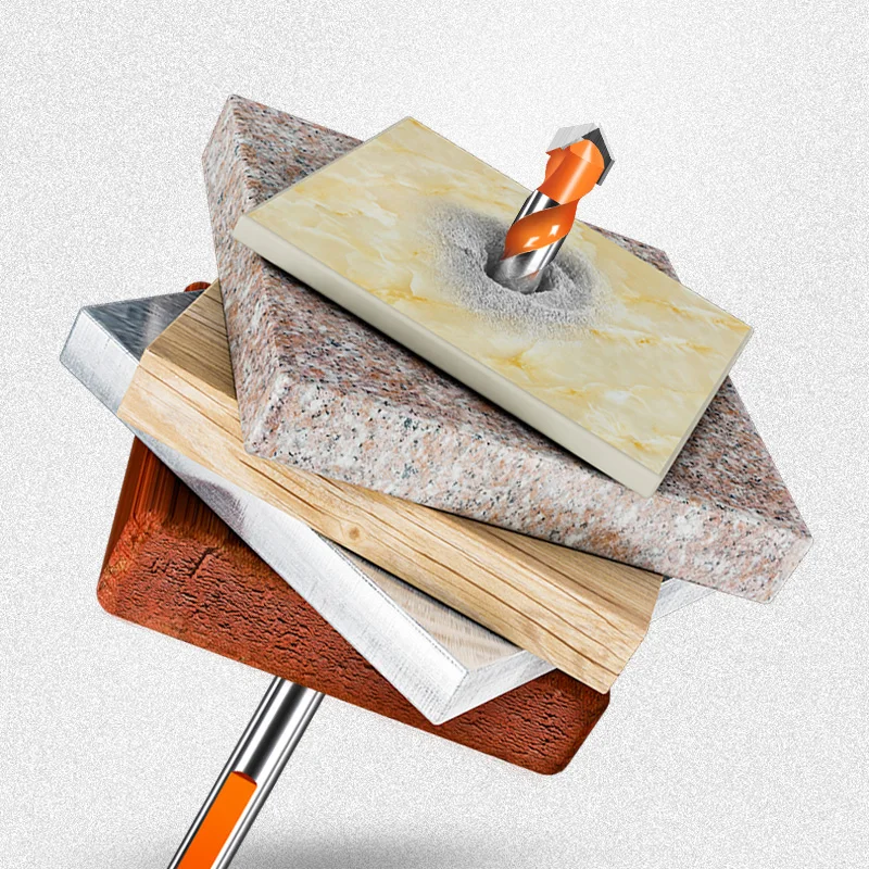 Набор корончатых сверел с титановым покрытием комплект из 4/5/6/8/мм 10 насадок для