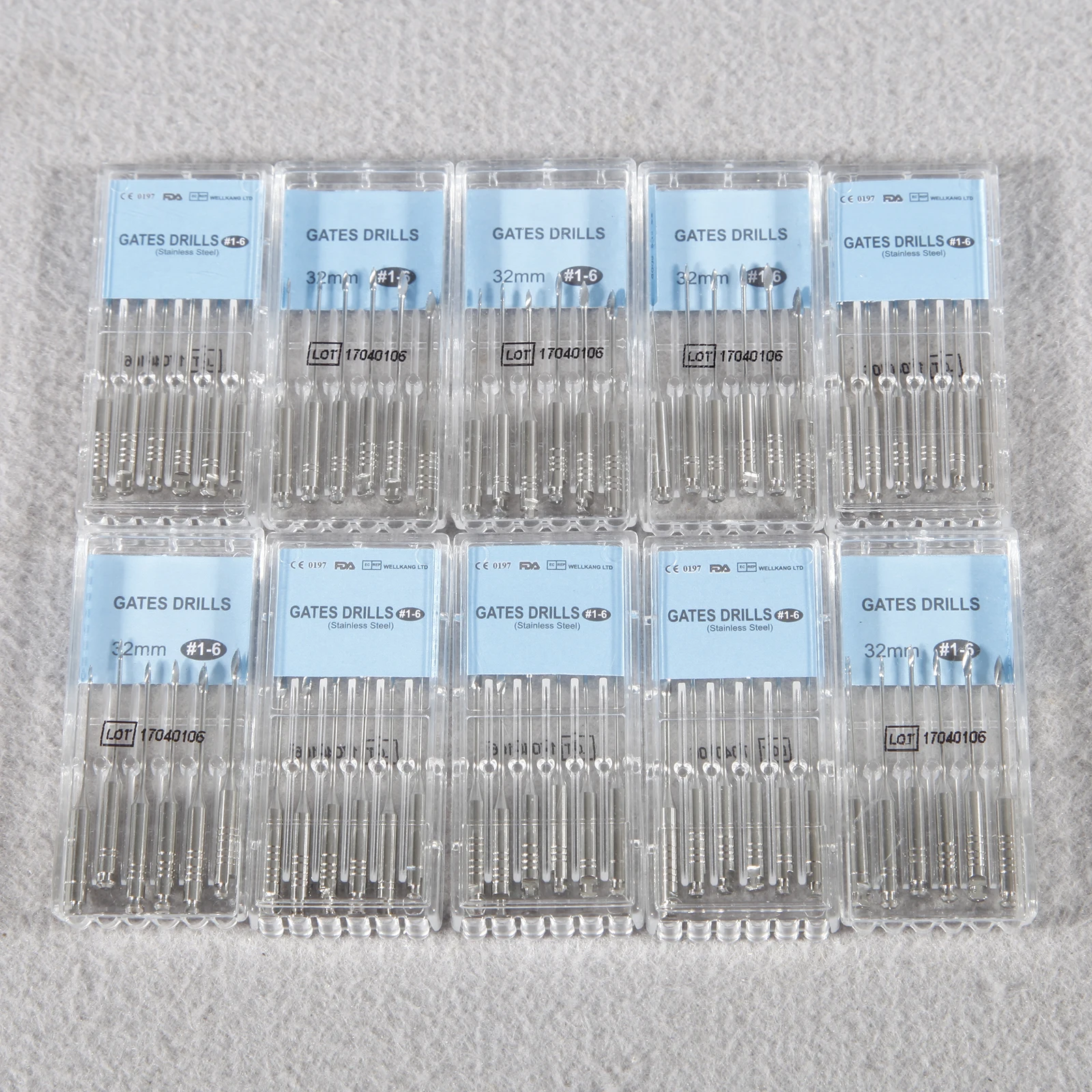 

1-10Packs Dental GATES Glidden Drills Endo NITI Reamers Burs Files 32mm #1-6 Endodontic Root Canal Treat