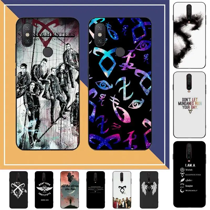 TOPLBPCS TV Series Shadowhunters чехол для телефона RedMi note 7 8 9 6 5 4 X pro 8T 5A | Мобильные телефоны и