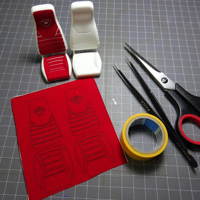 замшевые декоративные накл