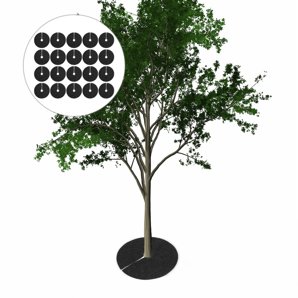 20 шт. нетканые биоразлагаемые ткани для борьбы с сорняками|Тенты выращивания| |