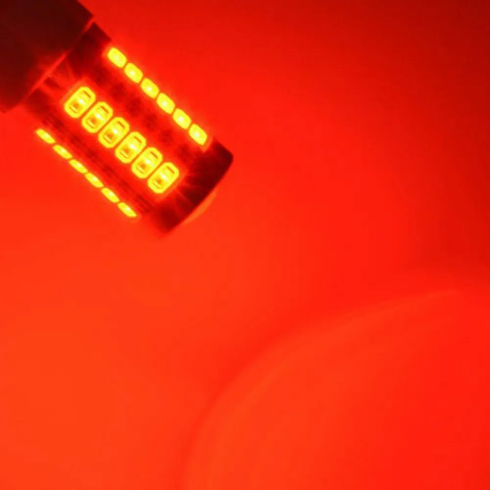 

Super bright LED Brake Light Turn signal Replacement Car Auto 4Pcs Red Canbus BAY15D 1157 LED DC 12V