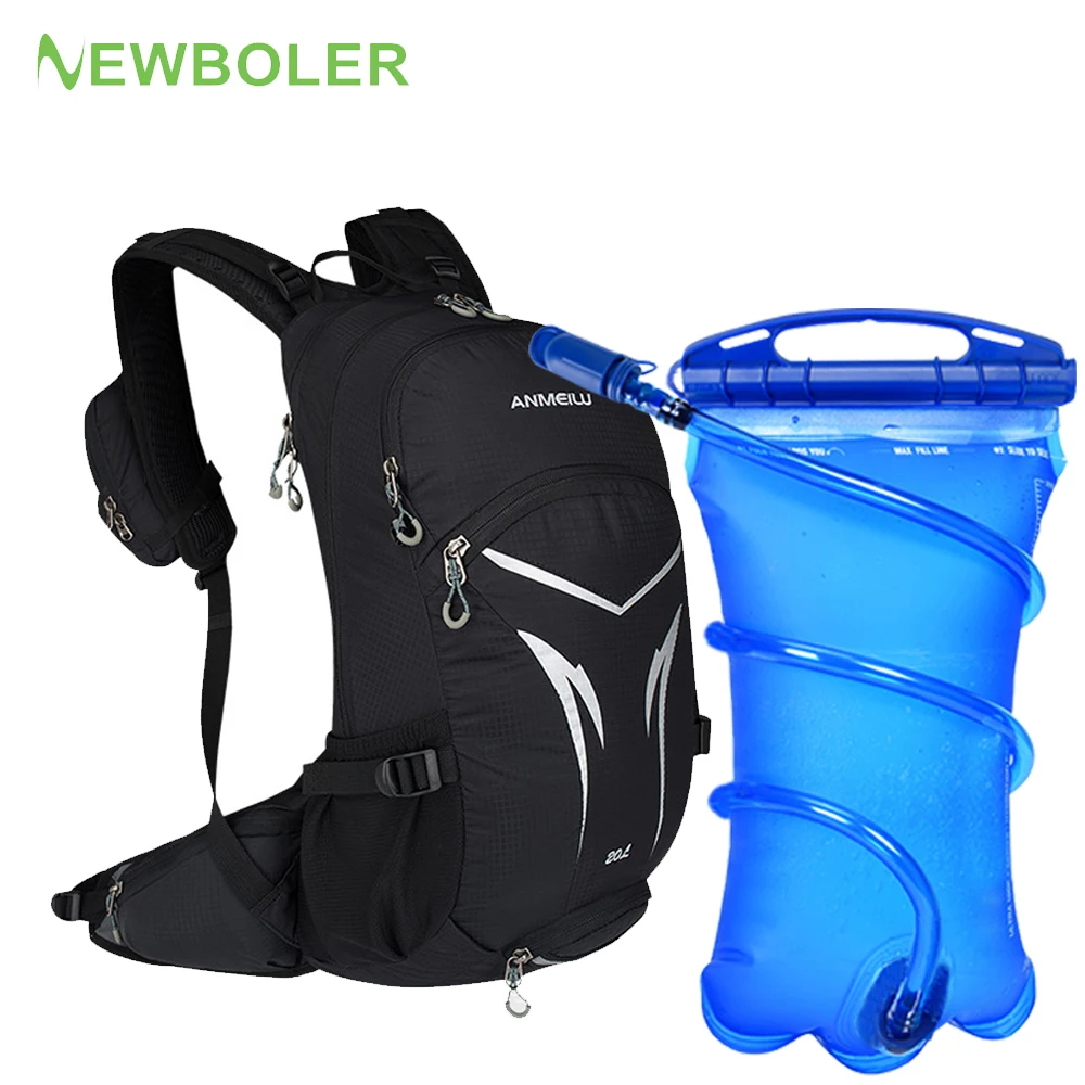 Водонепроницаемый рюкзак 20 л для бега гидратационный горного велосипеда дышащий