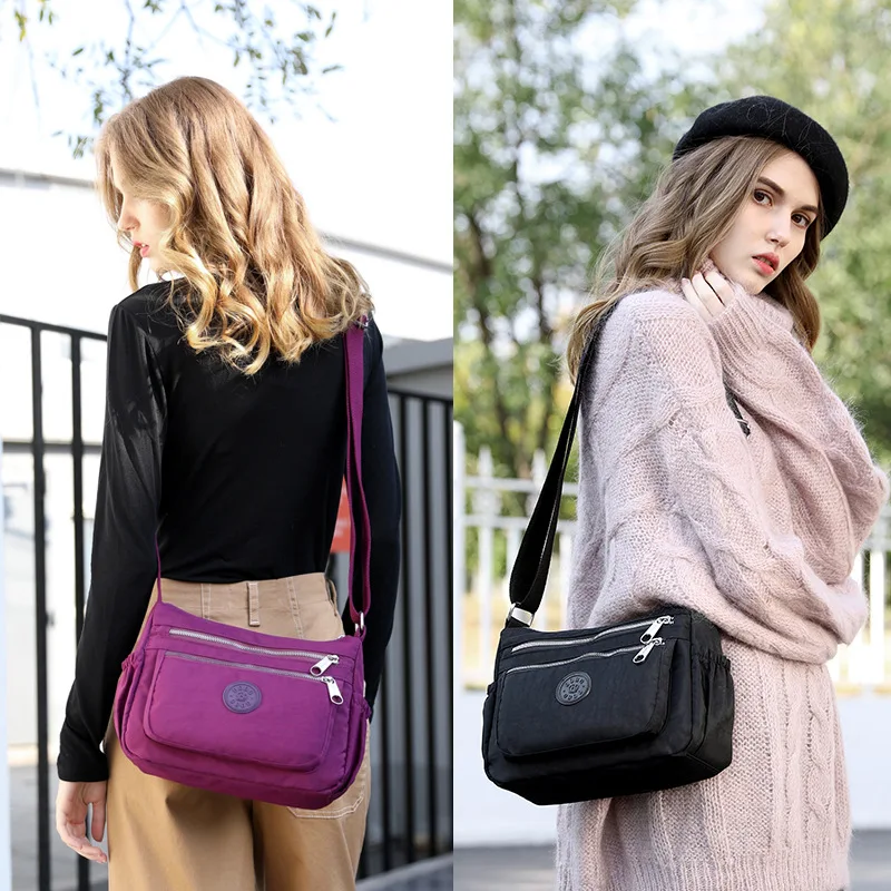 Женские сумки женские через плечо нейлоновые водонепроницаемые | Багаж и