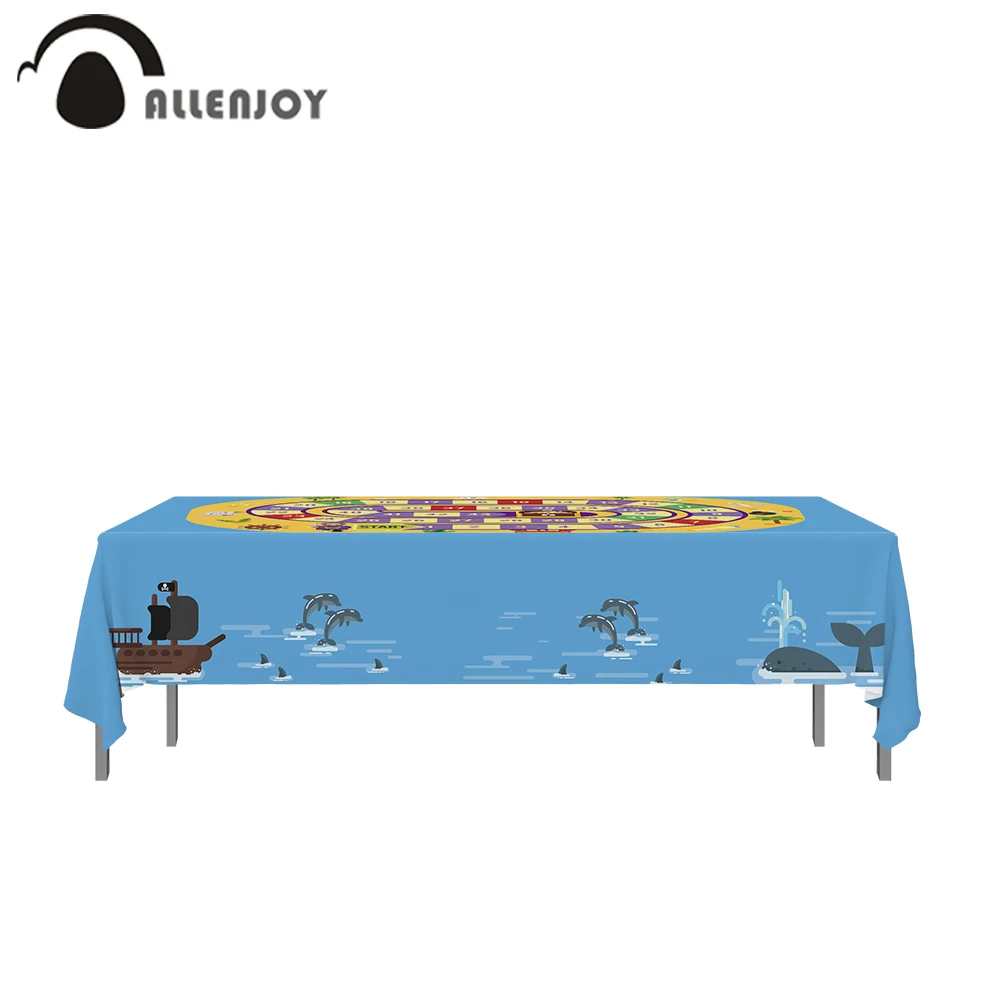 Allenjoy Пиратская Охота за сокровищами настольные чехлы на день рождения остров