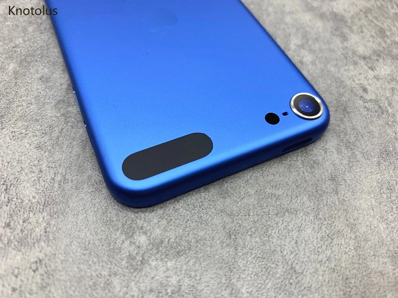 blue Серебристый, красный, синий, серый цвет, металлический чехол для ipod touch 6th touch 6 32GB 64GB 128GB - Цвет: blue