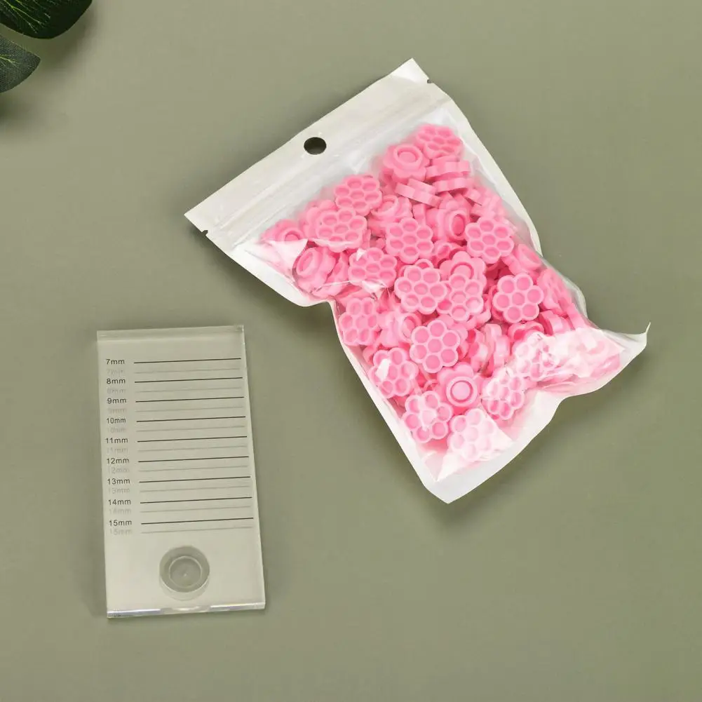 100 шт. клей для ресниц чашка цветок Форма задержки сушки Пластик прививки клея