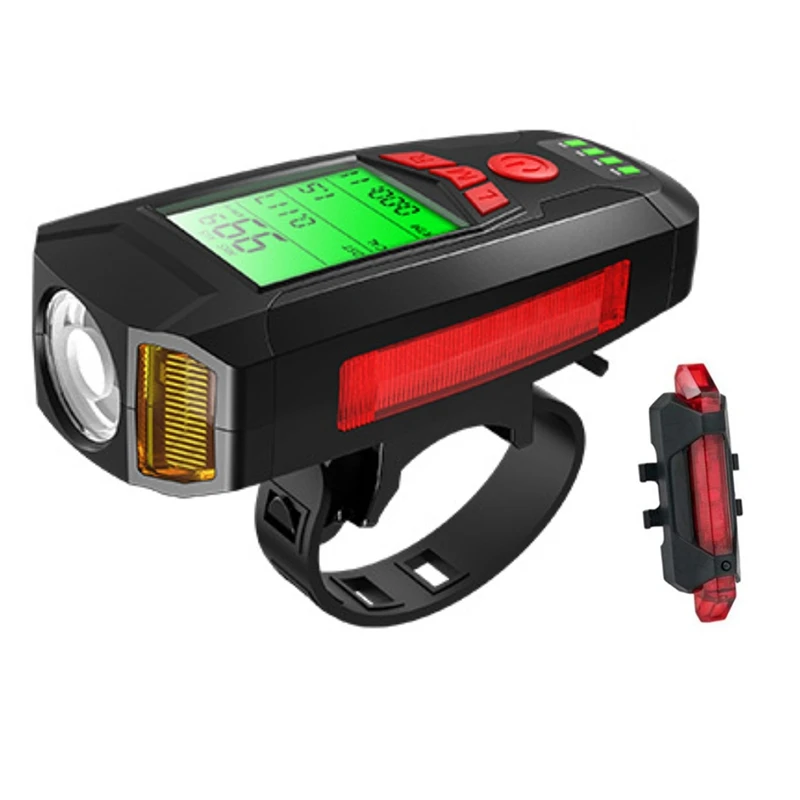 

Bicycle Lights,Bicycle Lights Front and Rear Lights,with Bicycle Speedometer,for Night Riding,Road Mountain Bikes
