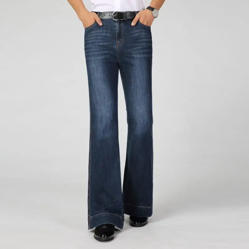 

Men's casual smart wide-leg boot cut jeans free shipping in spring and autumn