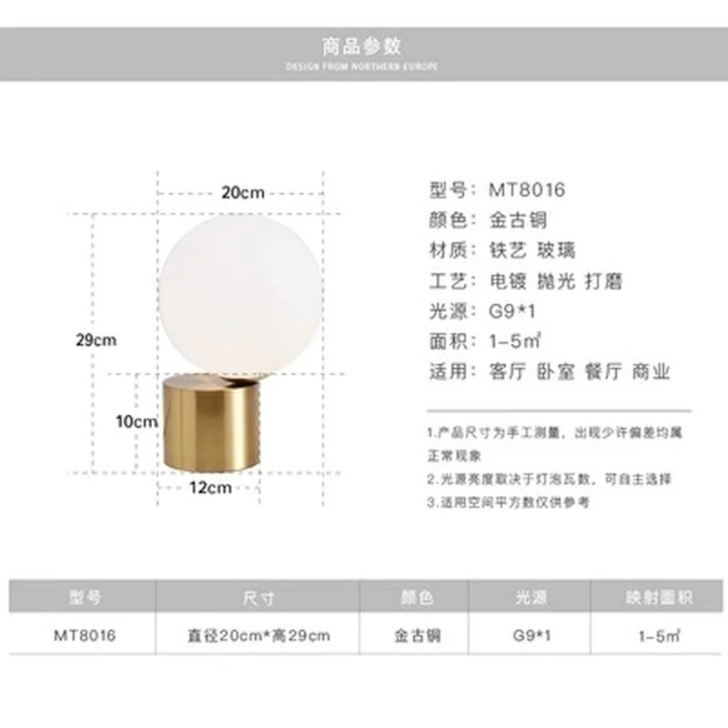 Ретро медная Светодиодная настольная лампа для учебы и работы Современная