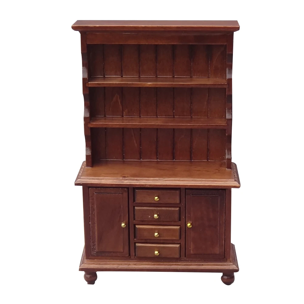 

1/12 Miniature Kitchen Cabinet Cupboards with Drawer Dollhouse Furniture Toy Closet Furniture Accessories New