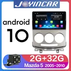 Автомагнитола 2DIN, 2 + 32 ГБ, Android 10 для Mazda 5 Mazda5 2005-2006, 2010-, мультимедийный видеоплеер, навигация, GPS, DVD, Wi-Fi, BT, Carplay