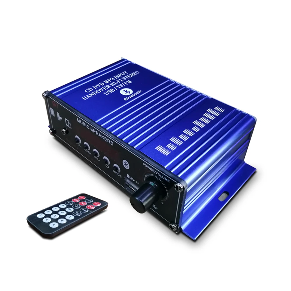 400 Вт Bluetooth 2 0 канальный аудио усилитель мощности HiFi 12 В AV Amp динамик с