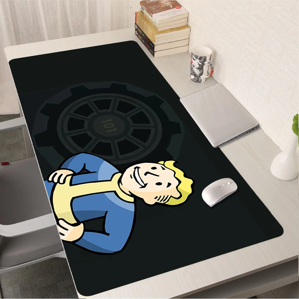 

Fallout Shelter Mouse Pad Anime Gaming Accessories Mousepad Gamer PC Completo Computer Keyboard Desk Mat Varmilo Table Pads