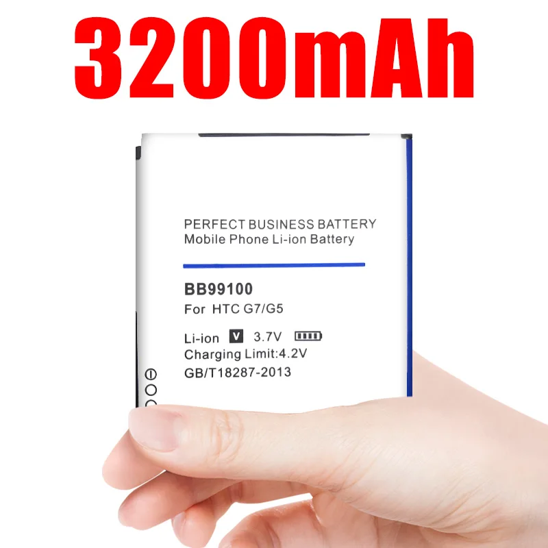 Сменный аккумулятор для телефона 3200 мАч BB99100 HTC A8180/A8181/G5/G7/T8188/T9188/NEXUS ONE/HTC Desire/HTC Bravo и