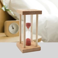 5 Minutes Colorful Timer Hourglasses Sandglass Clock Timers Wooden Childrens Creative Craft Home Office Decoration