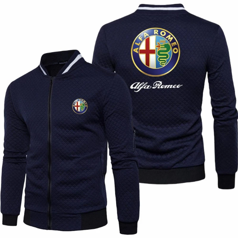 

Мужская толстовка с длинным рукавом, на молнии, с принтом ALFA ROMEO
