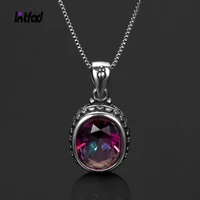 high quality 925 sterling silver color topaz pendant ring jewelry sets for women romantic wedding jewelry set with gift