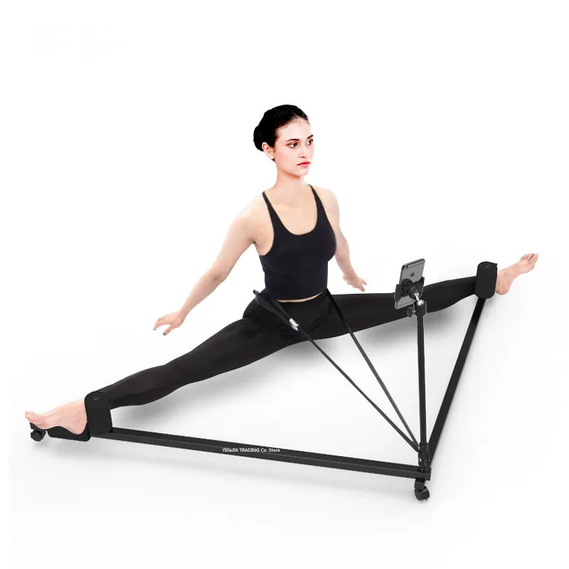 Leg-Split Stretching Machine Stretch Equipment Flexibility for Ballet, Yoga, Martial Arts, Dance Leg-Stretcher with Phone Holder