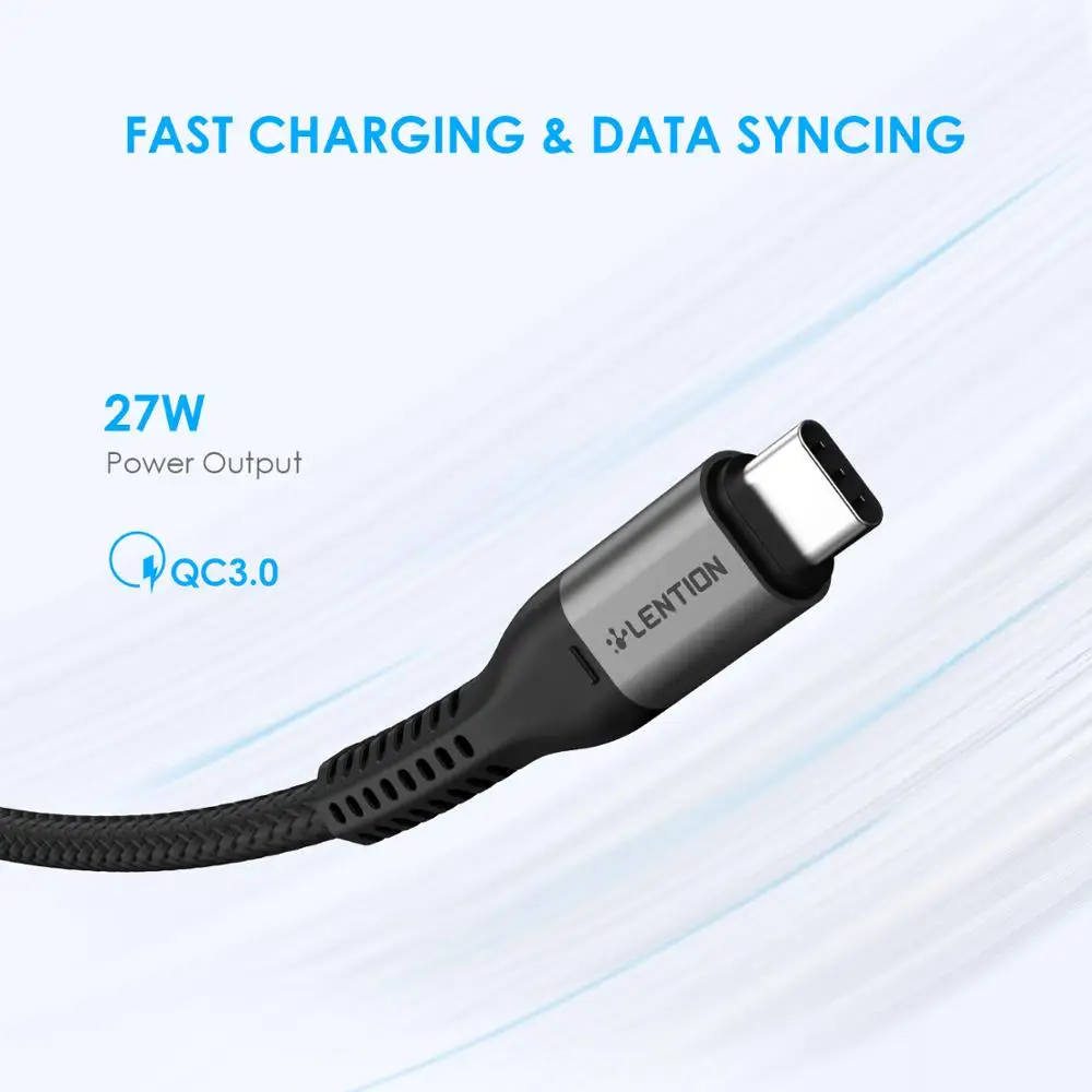 Usb type-C кабель для samsung S10 huawei P30 Pro Быстрая зарядка зарядки мобильного телефона USB C S9