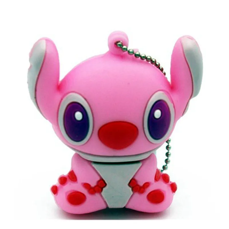 Милый Lilo& Stitch Usb флеш-накопитель 32 ГБ 128 Гб 64 ГБ флеш-накопитель 4 ГБ 8 ГБ 16 ГБ USB 2,0 Flsah диск флешки