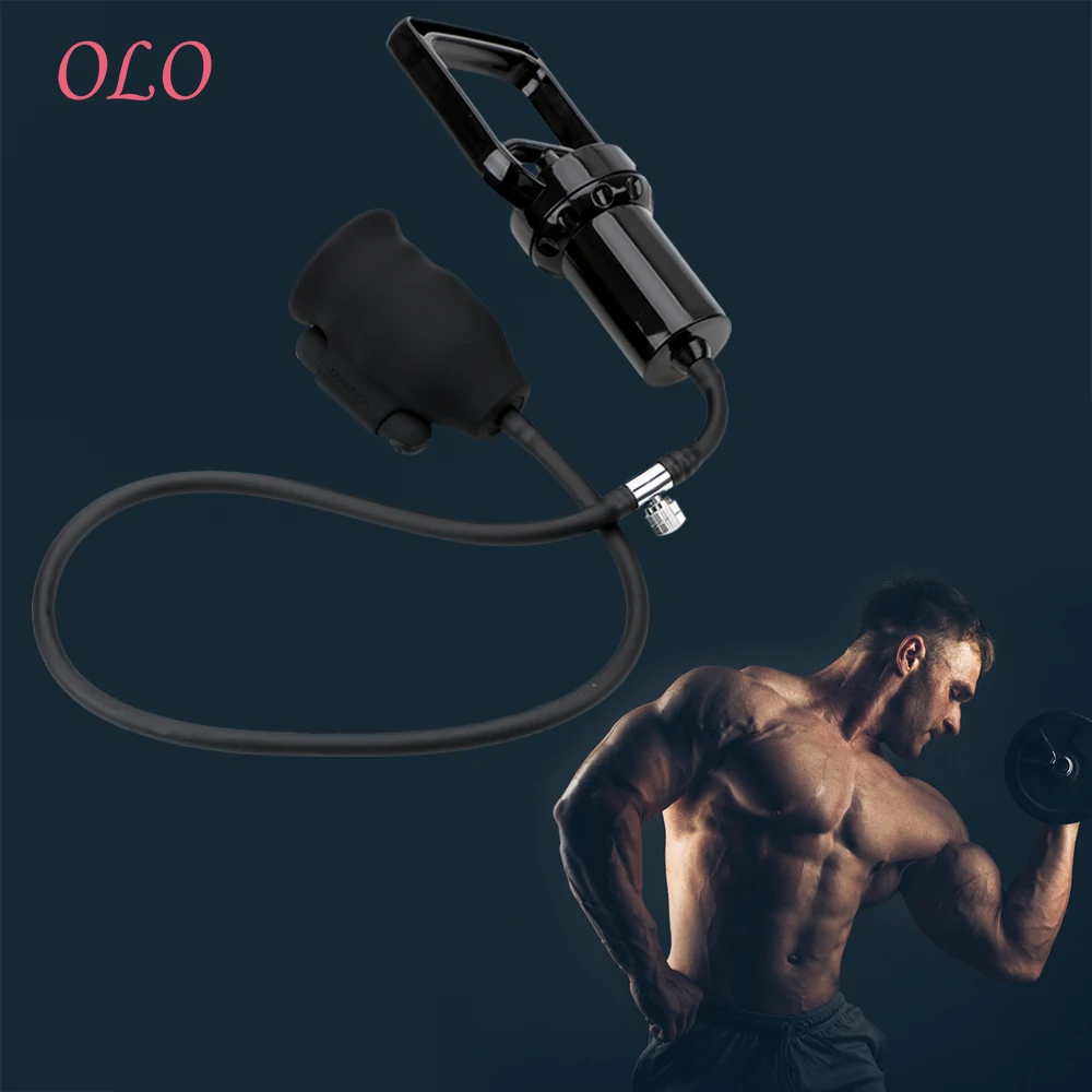 OLO насос для пениса вибратор семейный Мужской мастурбатор массаж головки 10