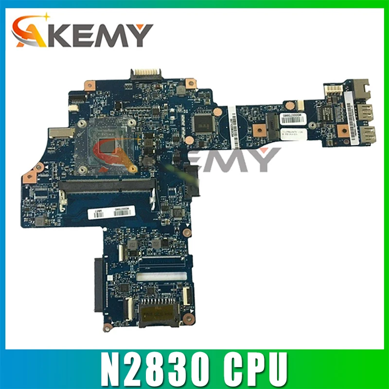 

AKEMY H000079490 материнская плата для ноутбука Toshiba Satellite C40-B Материнская плата ноутбука N2830 бортовой процессор DDR3 протестированы