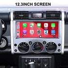 Автомобильная Мультимедийная система на Android 11 для Toyota FJ Cruiser 2006-2019, радио, видеомагнитофон, Carplay, Gps-навигация, головное устройство, стерео аудио