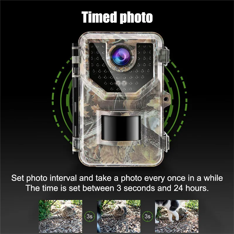 Охотничья камера ночного видения с датчиком движения водонепроницаемая