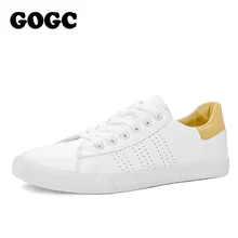 GOGC белые кроссовки Женская парусиновая обувь сезон: весна–лето