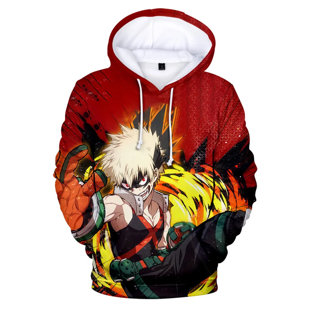 

2021 New Arrival Creative My Hero Academia 3D Print Hoodies print Casual Style Women/men Fashion Autumn Winter Couples Clothes