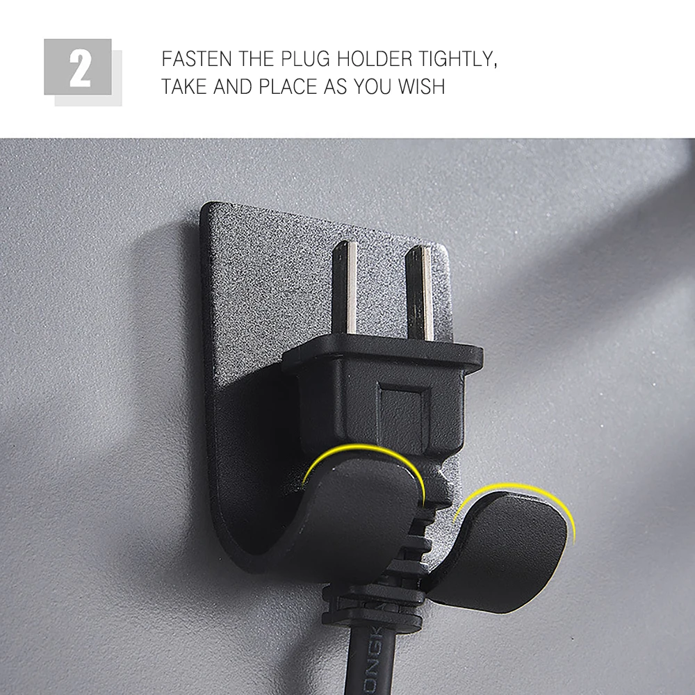 

New Bathroom Wall Mount Aluminium Storage Bracket Hanger Organizer Silver Universal Rustproof Free Punch Home Hair Dryer Holder