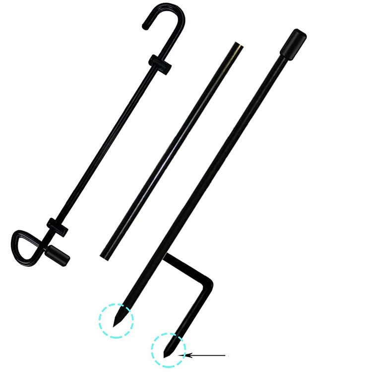 Сад Флаг Стенд Флагшток баннер держатель Flagpoel для Открытый Двор Газон садовый