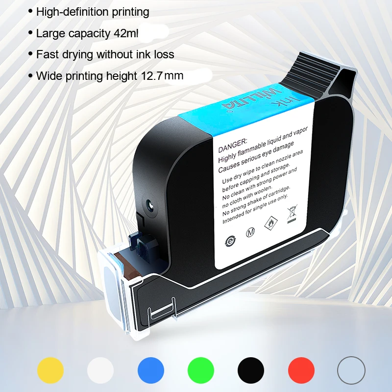 Быстросохнущий Эко-растворитель картридж с высотой печати 12 7 мм для