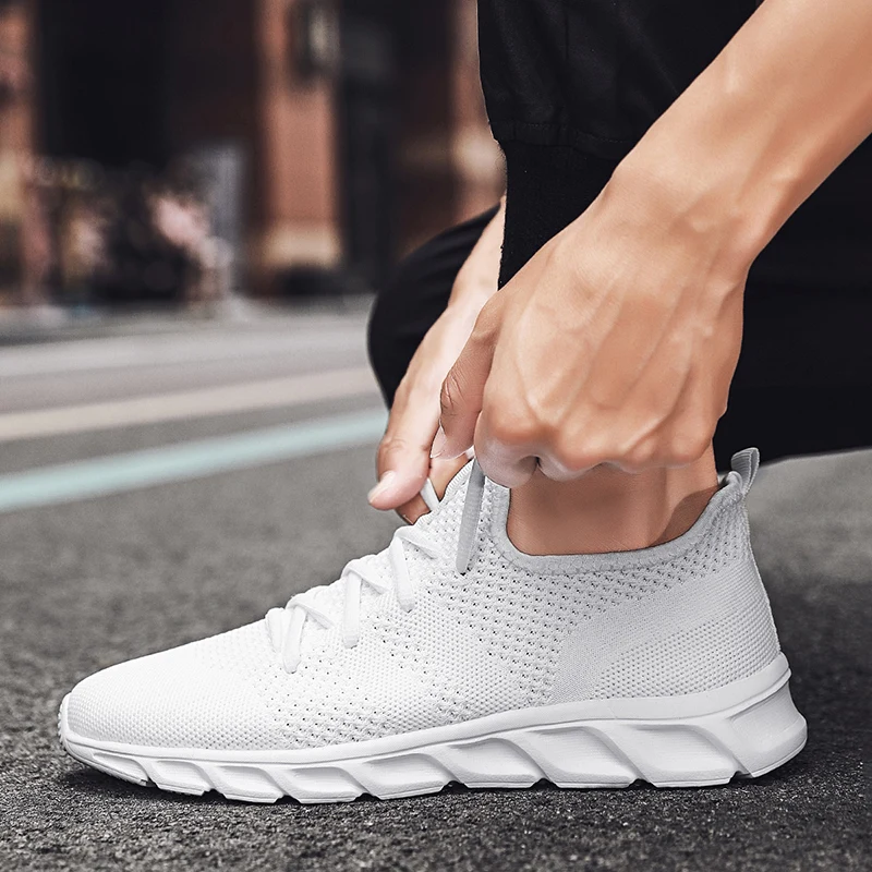 

New sneakers men's light casual shoes mesh big size 47 red summer fashion cheap high quality breathable couple women's shoes