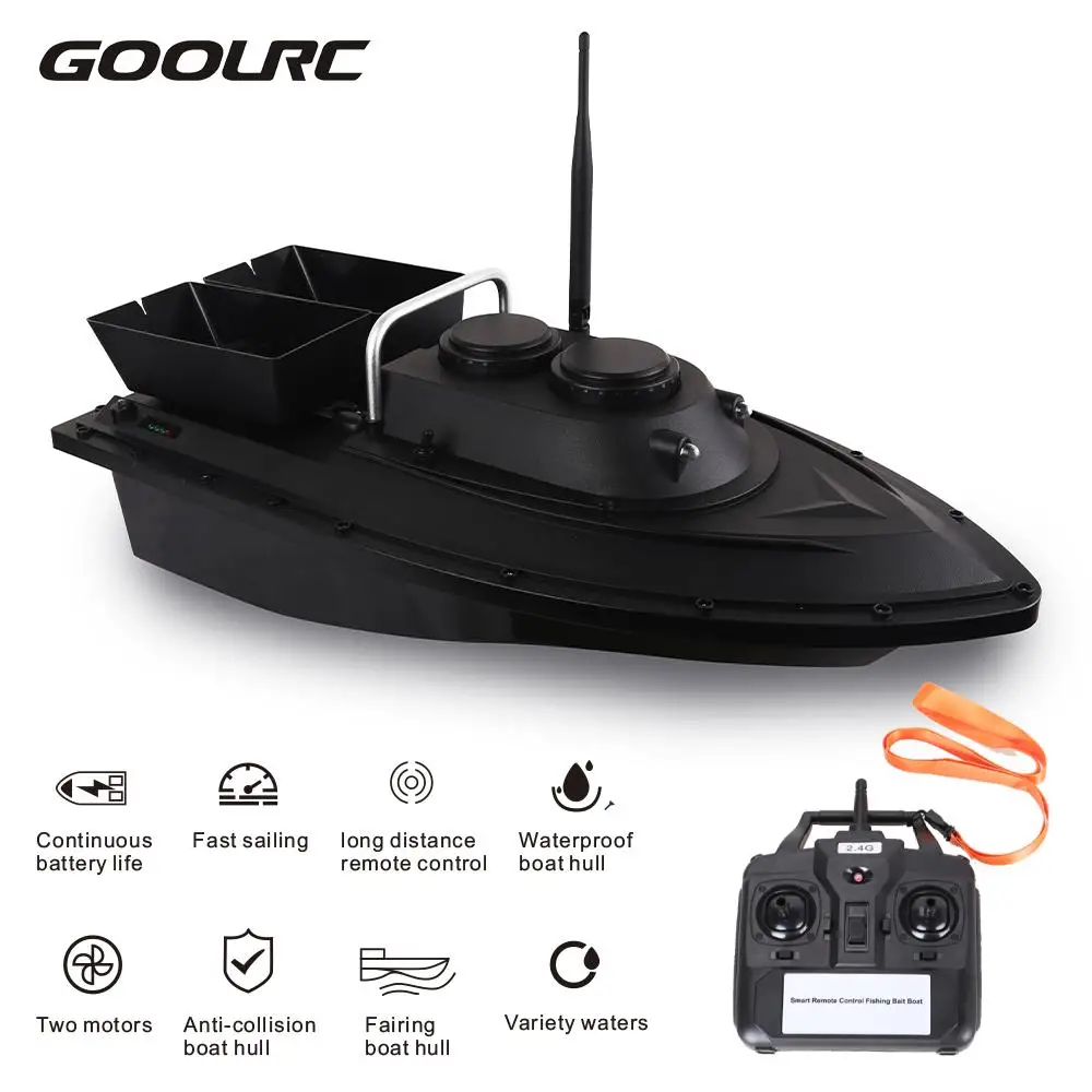 Набор D11 RC лодка Рыболокаторы для доставки прикорма и оснастки 1 5 кг нагрузки 500