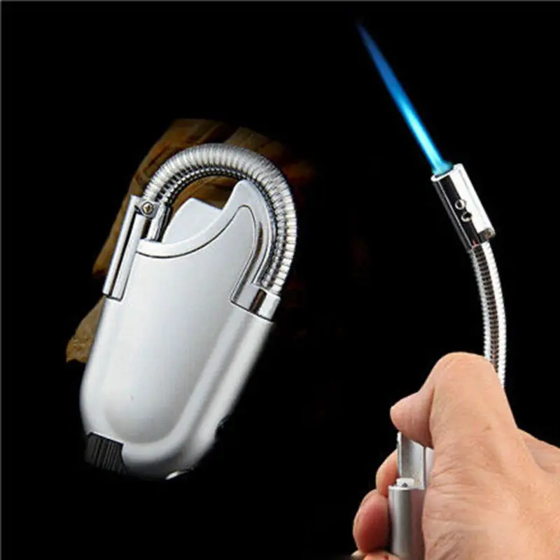 

Новинка, газовая зажигалка с локтем, миниатюрная газовая Сварочная горелка, портативный уличный прямой ветрозащитный пистолет для барбекю,...