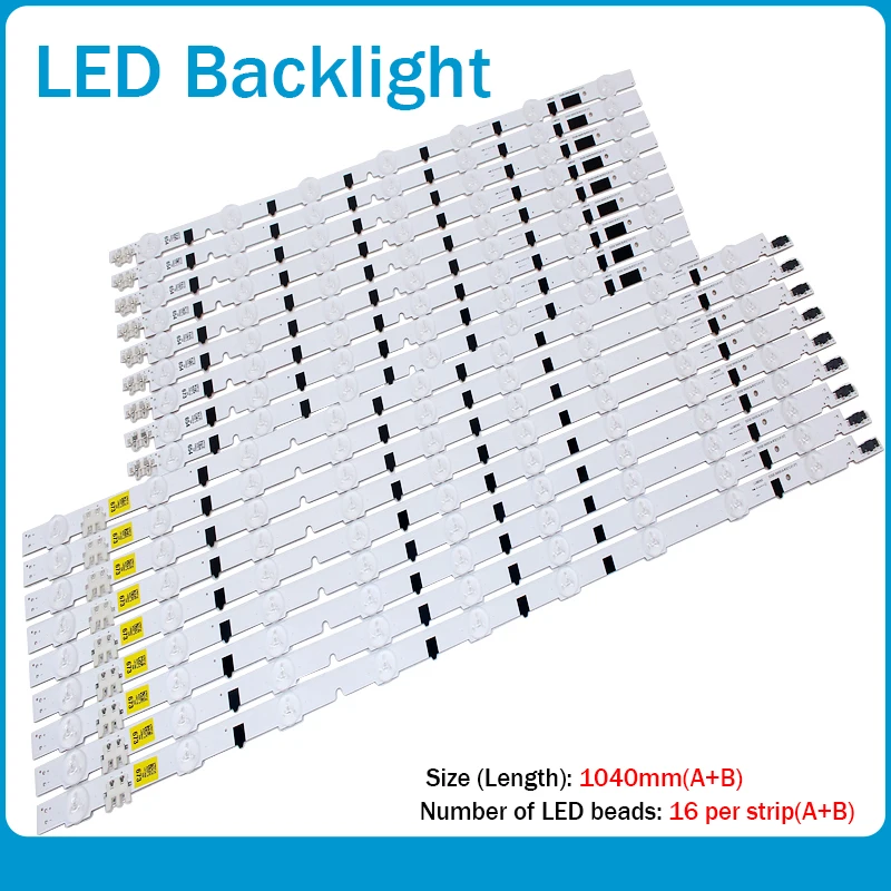 (Новый комплект) 18 шт./компл. Светодиодная лента с подсветкой для Samsung TV UN50F6400AF