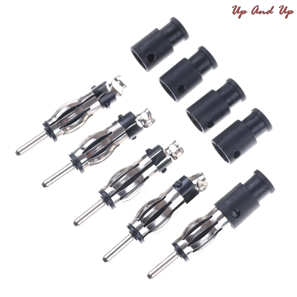 Антенный адаптер AM/FM для автомагнитолы 5 шт. штекер разъем черный - купить по