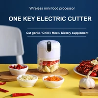multi function food grinding chopper garlic masher press usb wireless electric mincer vegetable chili meat grinder food crusher